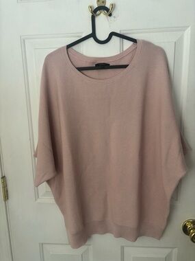 Quince Blush Pink Crewneck Knit Top